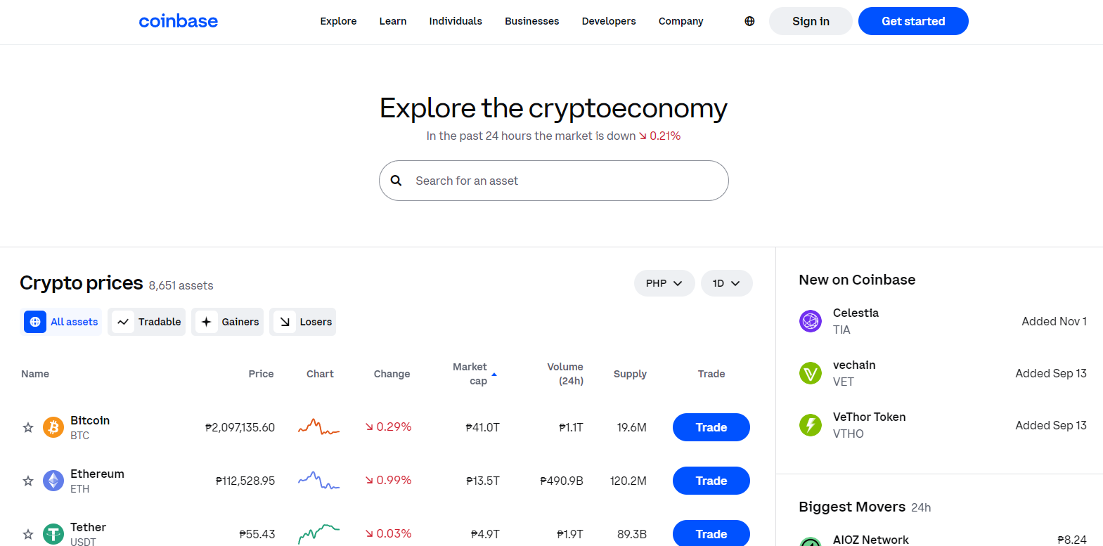 Coinbase – Best for ease of use