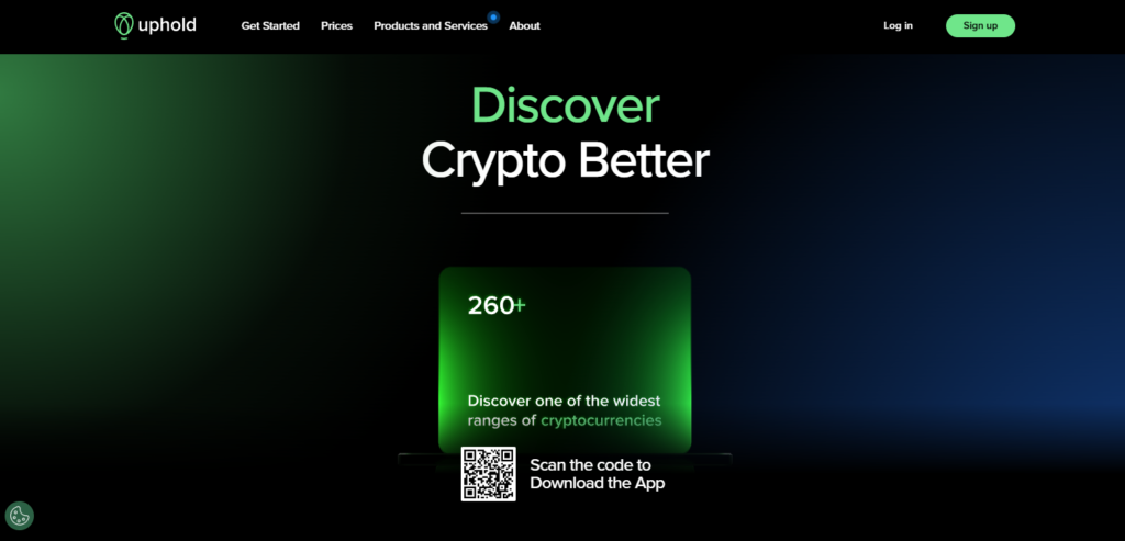 uphold crypto app